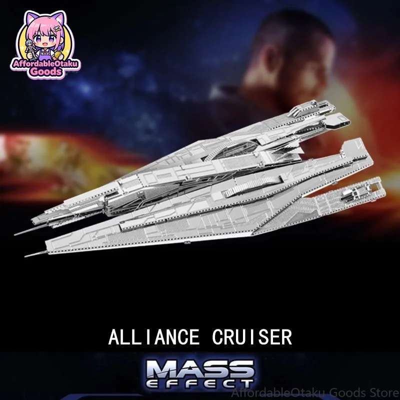 Metal 3D Puzzle Stainless Model Kit - Systems Alliance Style Cruiser 3D Metal