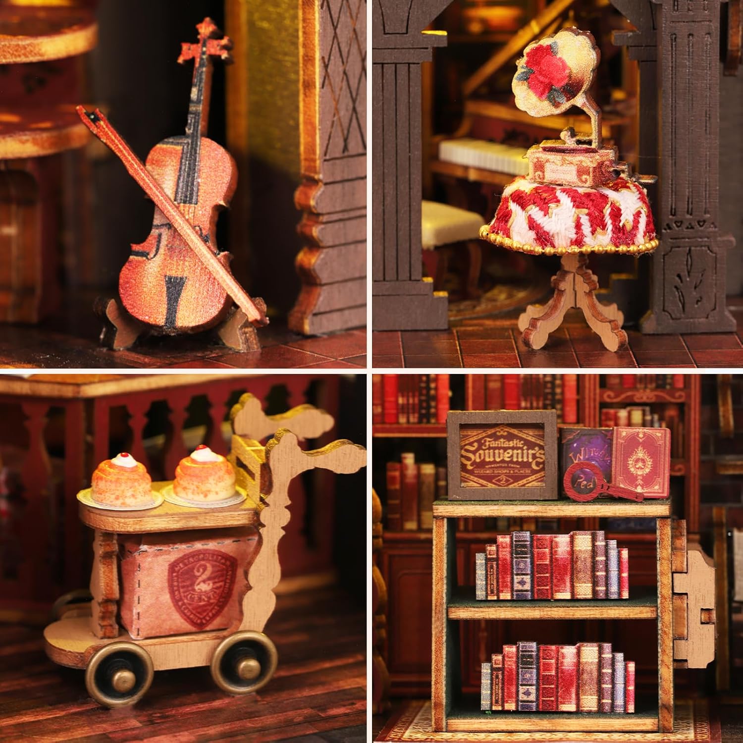 DIY Miniature House Kit - 3D W - Miniature Led Light Kit For Dollhouse 评论和价格