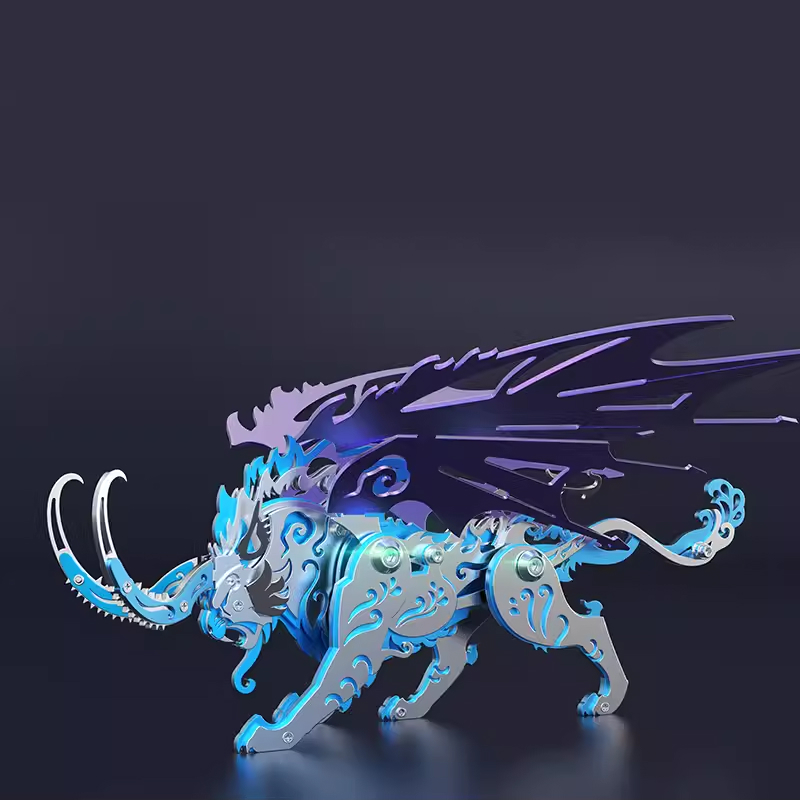 3D DlY Assembly Qiongqi Mechan - Metal 3D Puzzle Stainless Model Kit 评论和价格