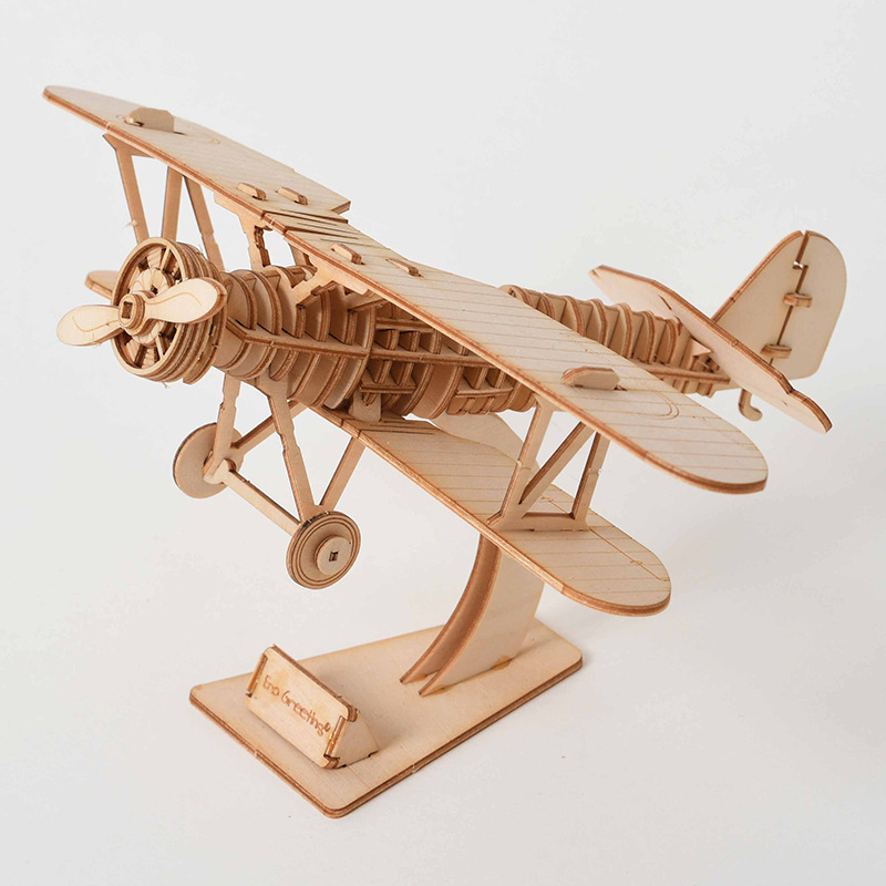 3D Wooden Puzzle DIY Kit - Las - Laser Cut Wooden Model Kit Assembly 评论和价格