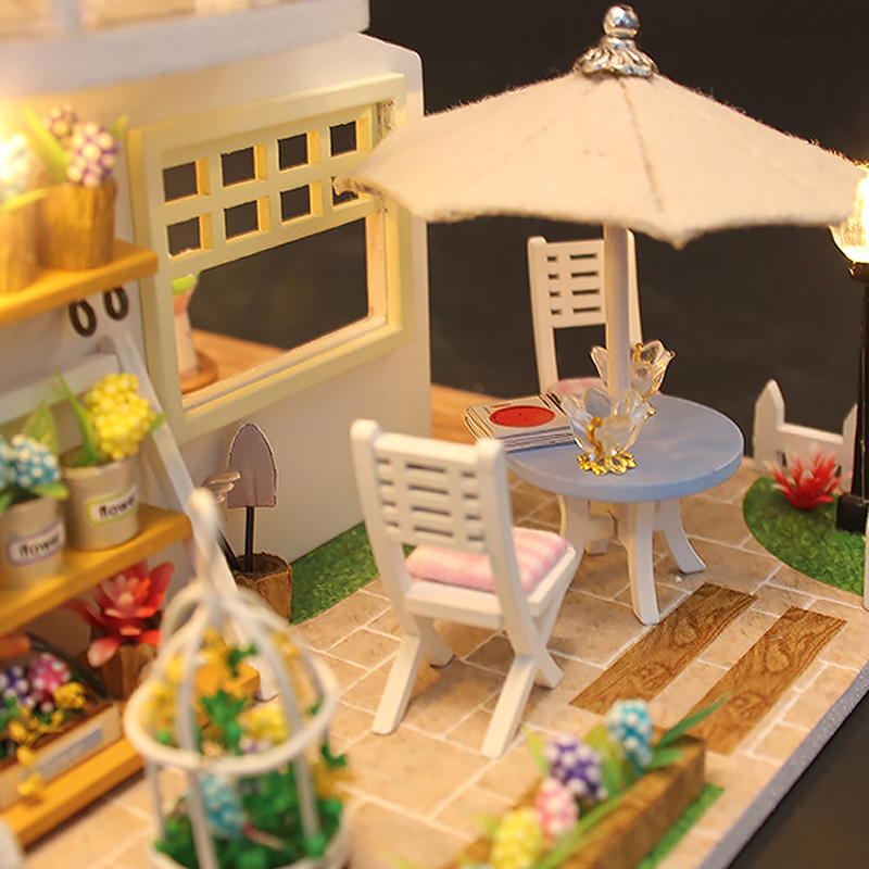 3D Puzzle Building Model Kit W - Miniature Led Light Kit For Dollhouse 评论和价格