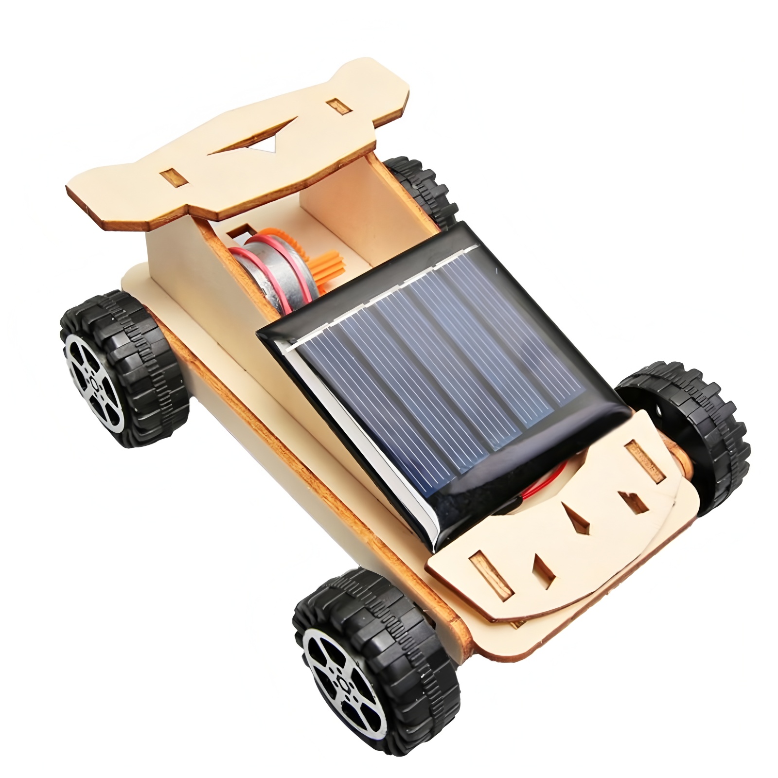 Solar-powered cars, children's - 3D Wooden Mechanical Puzzle Marble Run 评论和价格