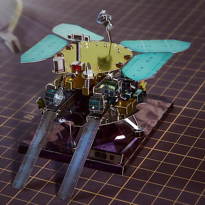 Zhurong Mars Rover 3D Metal Pu - Metal 3D Puzzle Stainless Model Kit 评论和价格