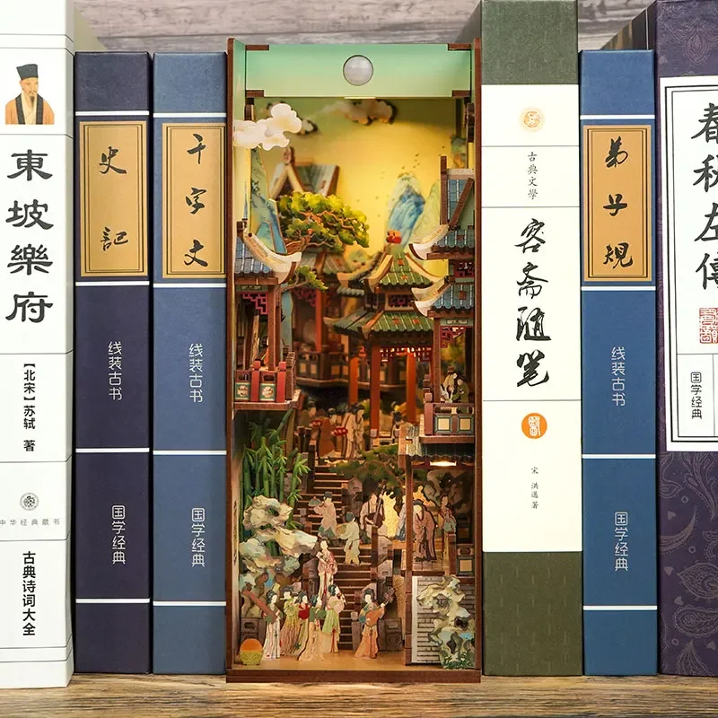 Diy Wooden Book Nook Shelf Ins - Book Nook Shelf Insert Alley Diy 评论和价格