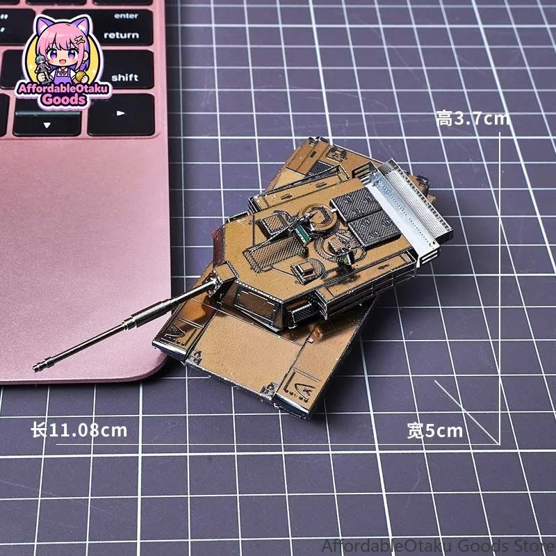 M1 Abrams Main Battle Tank 3D  - Metal 3D Puzzle Stainless Model Kit 评论和价格
