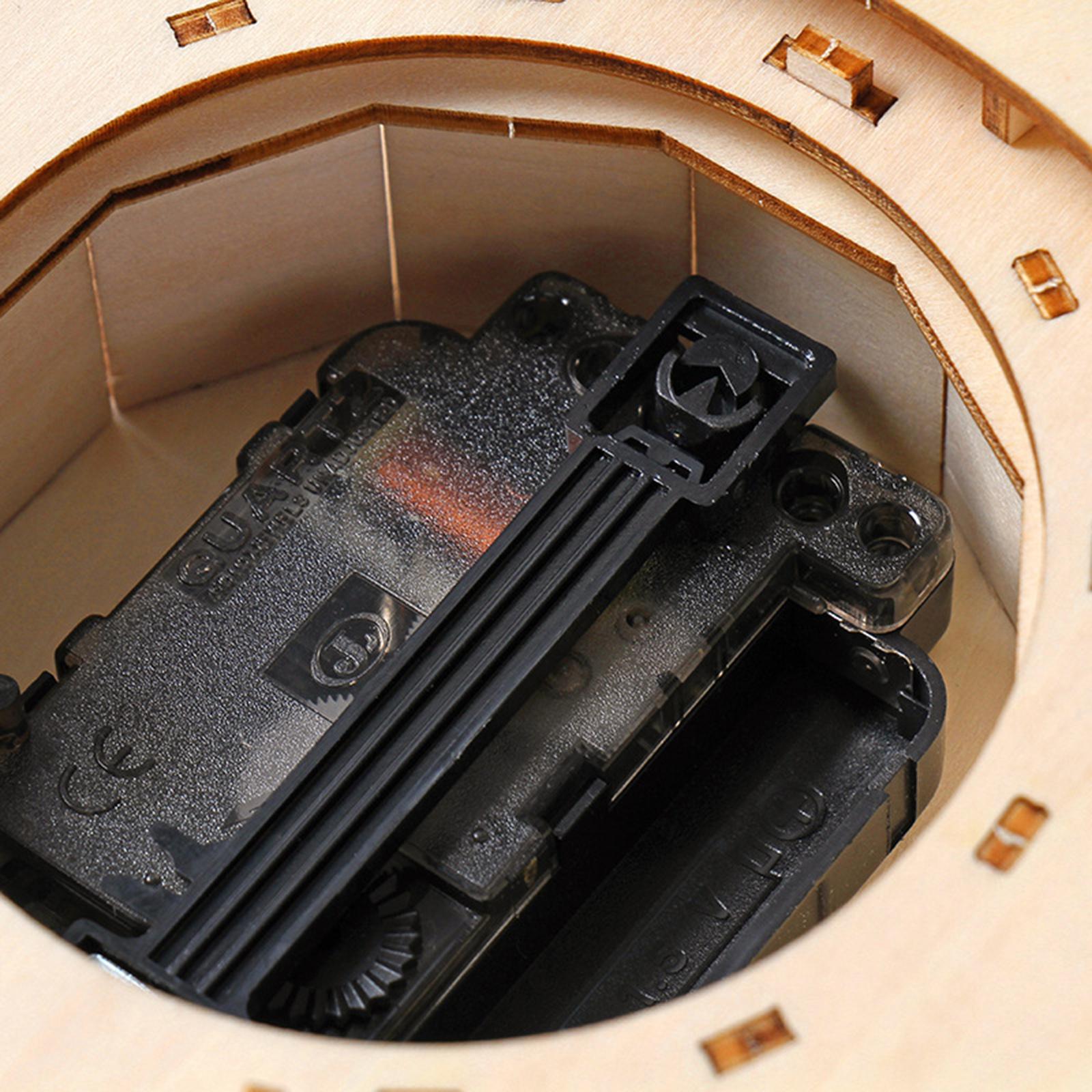 3D Wooden Mechanical Pendulum  - Wooden Clock Puzzle Mechanical Pendulum 评论和价格