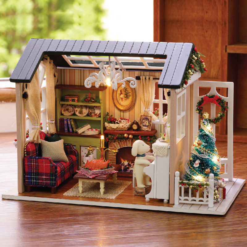 Miniature Dollhouse Kit with L - Miniature Led Light Kit For Dollhouse 评论和价格