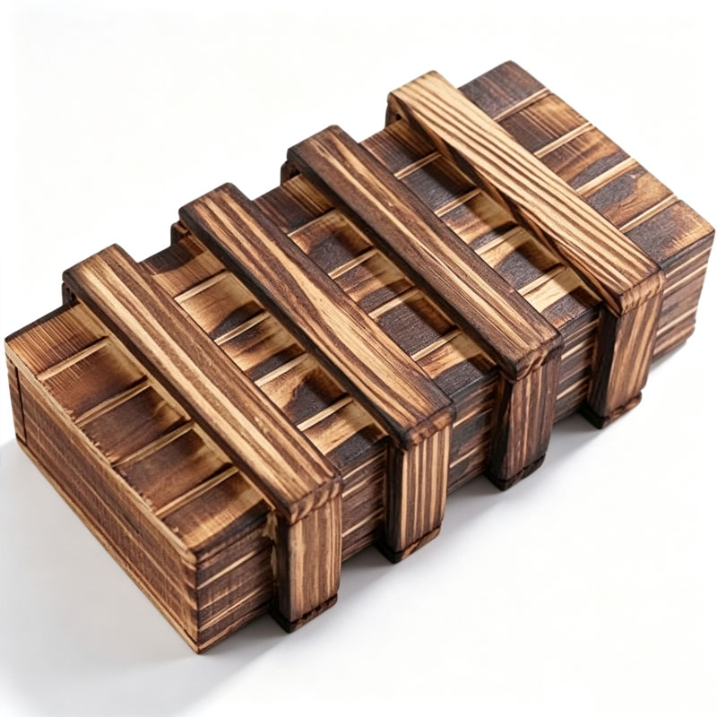 Classic 3D Brain Teaser Wooden - 3D Wooden Mechanical Puzzle Marble Run 评论和价格