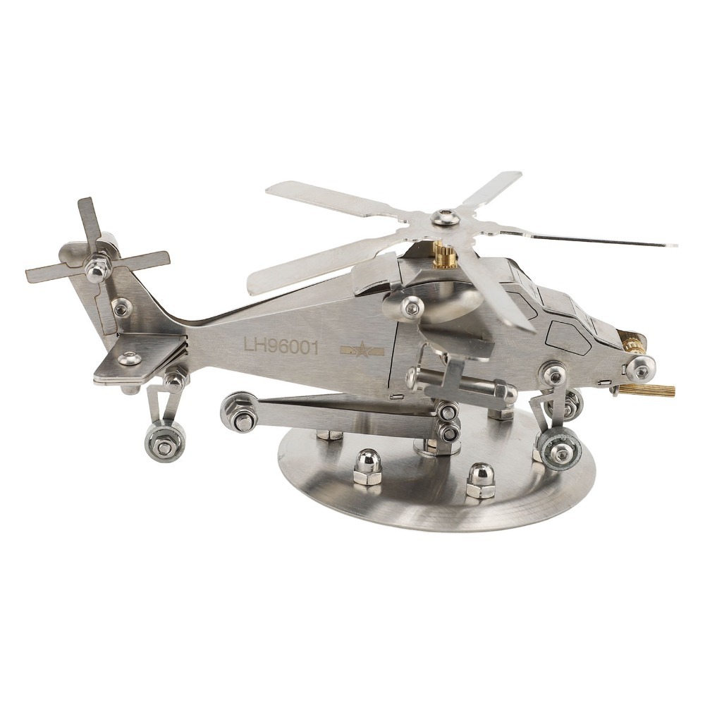 Stainless Steel Helicopter Mod - Metal 3D Puzzle Stainless Model Kit 评论和价格