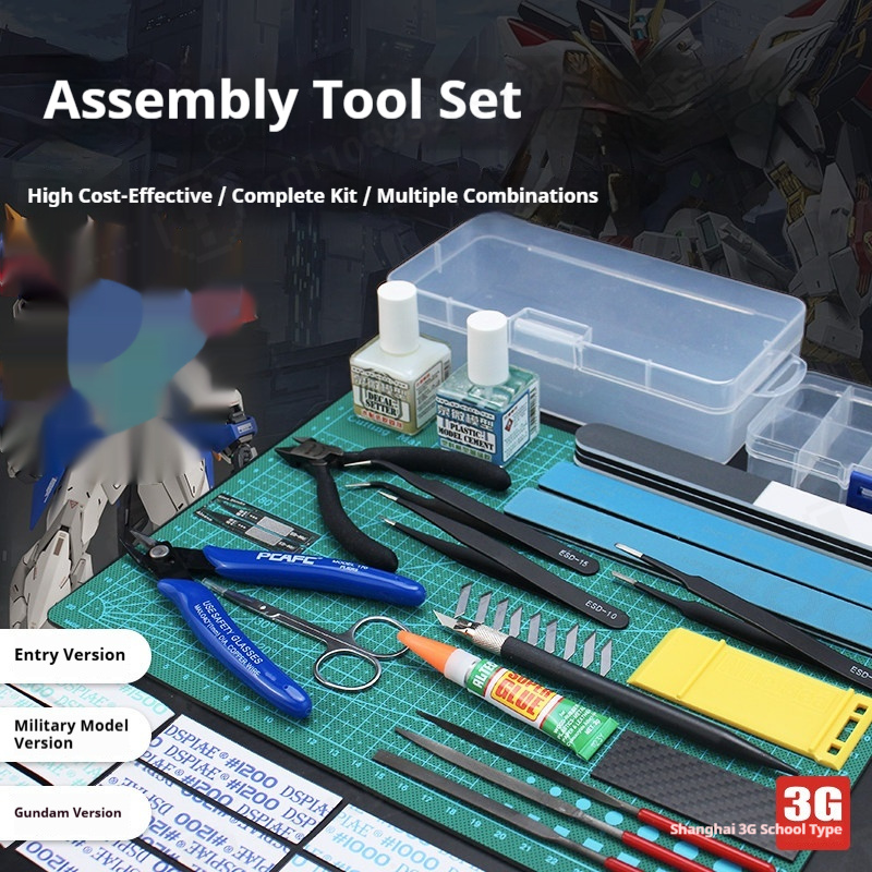 Model Building Tool Kit Sharp  - Modeling Tool Kit Tweezers Hobby Knife 评论和价格
