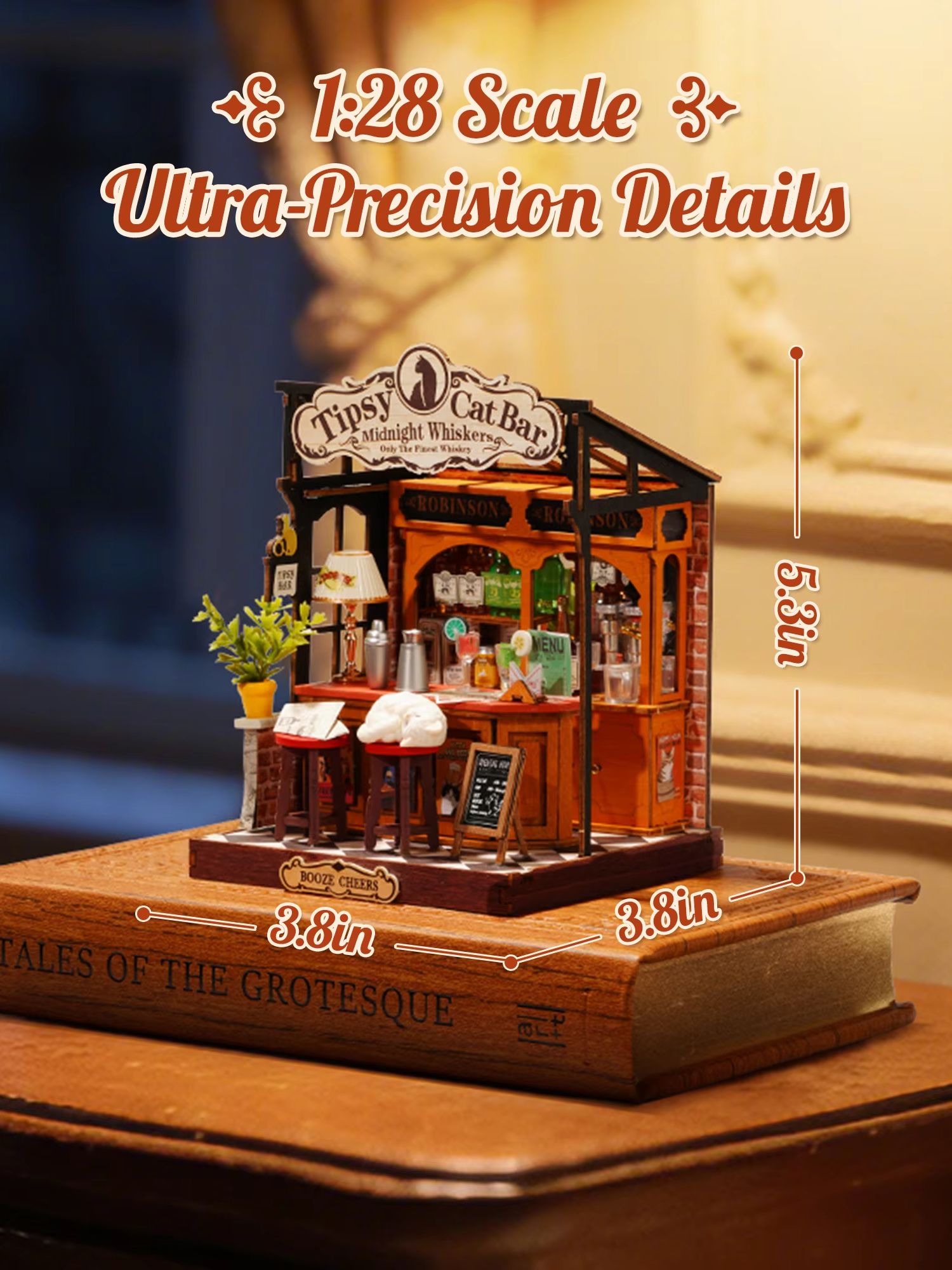 Rolife DIY Miniature House Kit - 3D Wooden Mechanical Puzzle Marble Run 评论和价格