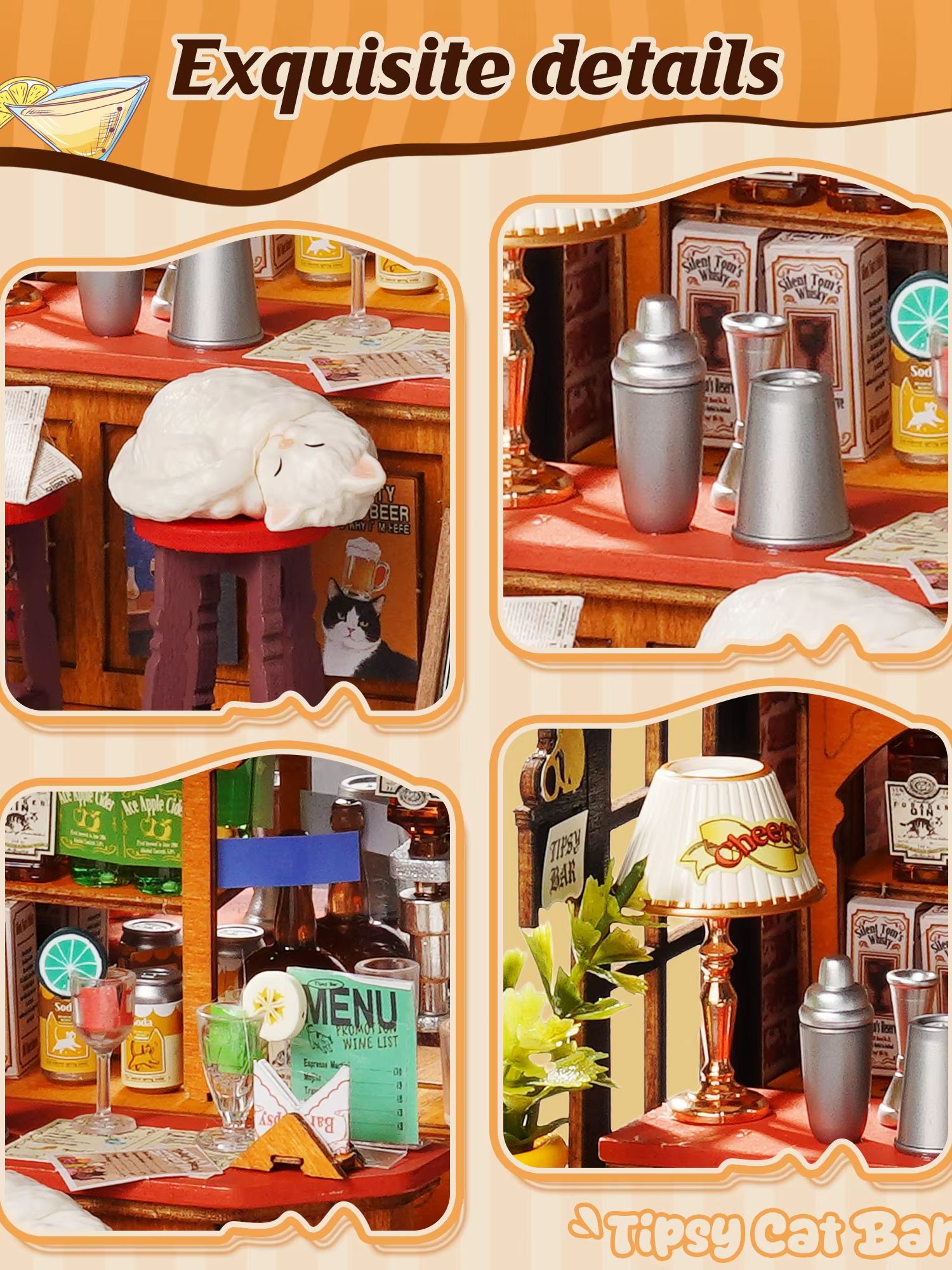 Rolife DIY Miniature House Kit - 3D Wooden Mechanical Puzzle Marble Run 评论和价格