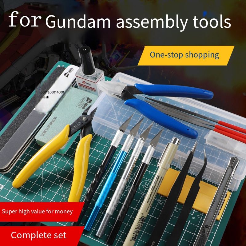For Gundam Model Building Tool - Modeling Tool Kit Tweezers Hobby Knife 评论和价格
