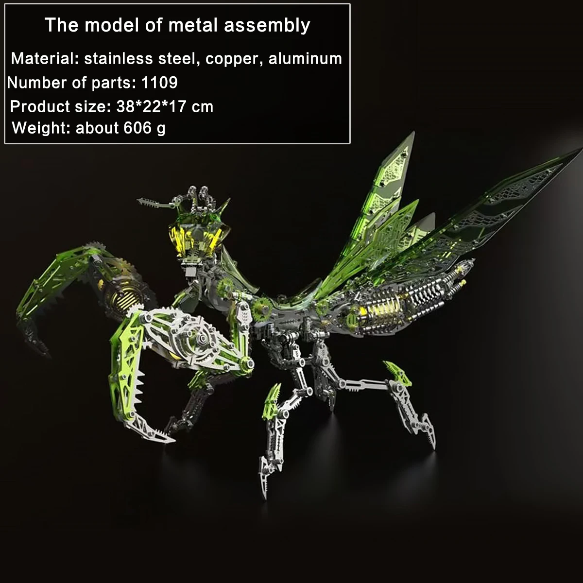 3D Puzzle Mechanical Mantis Me - Metal 3D Puzzle Stainless Model Kit 评论和价格