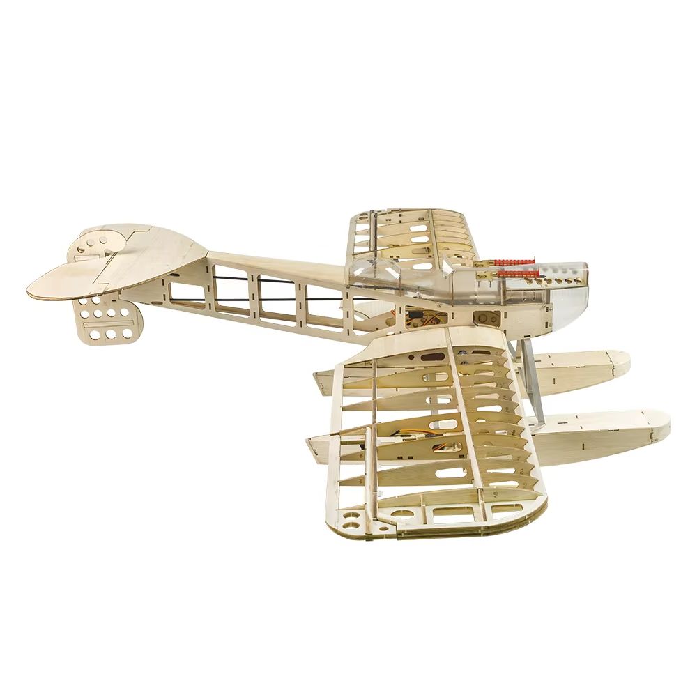 1400mm Balsa RC Seaplane Kit L - Laser Cut Wooden Model Kit Assembly 评论和价格