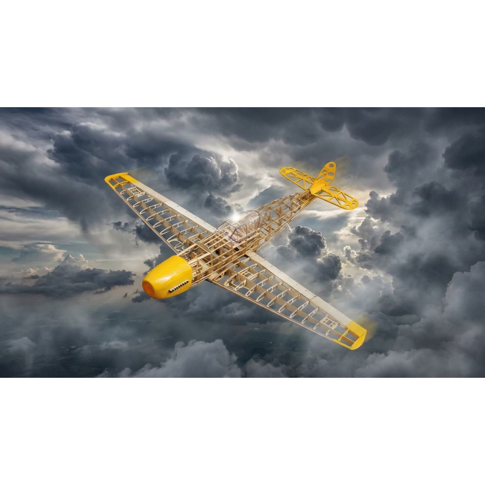 BF109 1020mm Laser Cut Balsa W - Laser Cut Wooden Model Kit Assembly 评论和价格