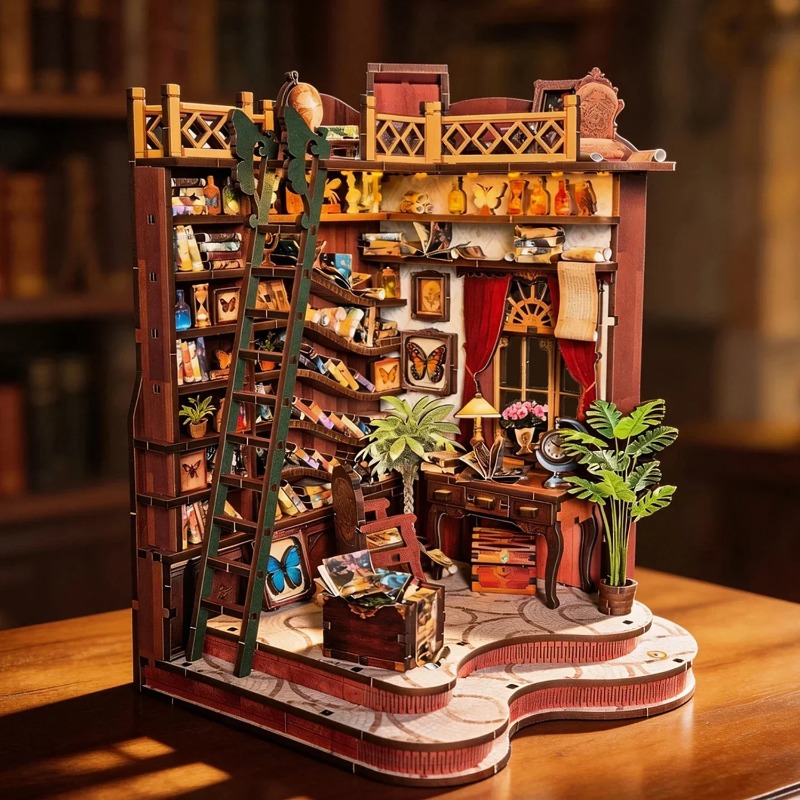 DIY Book Nook Shelf Insert Kit - Book Nook Shelf Insert Alley Diy 评论和价格